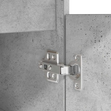 vidaXL Γραφείο Γκρι Σκυροδέματος 86x49x76cm Επεξεργασμένο Ξύλο 1 τεμ.