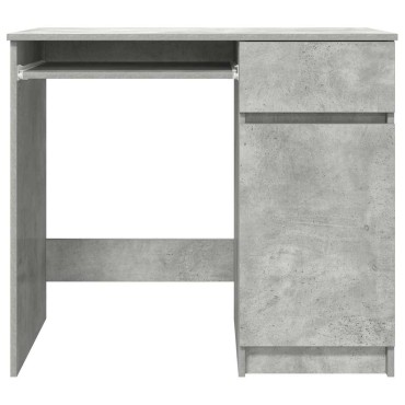 vidaXL Γραφείο Γκρι Σκυροδέματος 86x49x76cm Επεξεργασμένο Ξύλο 1 τεμ.