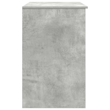 vidaXL Γραφείο Γκρι Σκυροδέματος 86x49x76cm Επεξεργασμένο Ξύλο 1 τεμ.