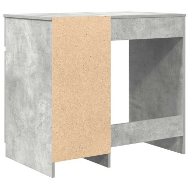 vidaXL Γραφείο Γκρι Σκυροδέματος 86x49x76cm Επεξεργασμένο Ξύλο 1 τεμ.