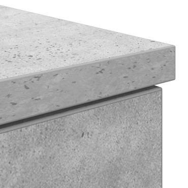 vidaXL Γραφείο Γκρι Σκυροδέματος 86x49x76cm Επεξεργασμένο Ξύλο 1 τεμ.