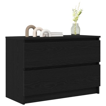 vidaXL ντουλάπι τηλεόρασης Μαύρο 80x35x54cm Κατασκευασμένο ξύλο