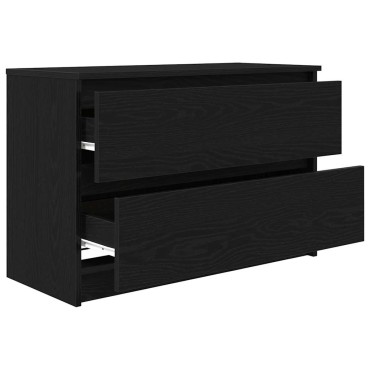 vidaXL ντουλάπι τηλεόρασης Μαύρο 80x35x54cm Κατασκευασμένο ξύλο