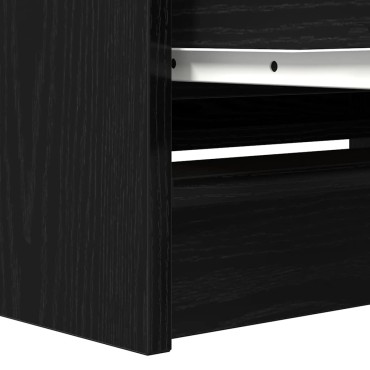 vidaXL ντουλάπι τηλεόρασης Μαύρο 80x35x54cm Κατασκευασμένο ξύλο