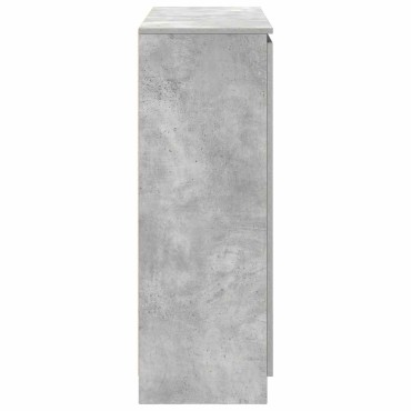 vidaXL Συρταριέρα με Συρτάρια Γκρι Σκυρ. 100,5x35x98,5cm Επεξ. Ξύλο 1 τεμ.