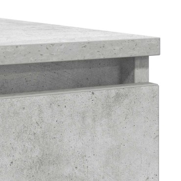 vidaXL Συρταριέρα με Συρτάρια Γκρι Σκυρ. 100,5x35x98,5cm Επεξ. Ξύλο 1 τεμ.