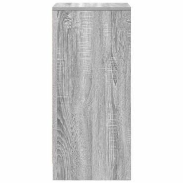 vidaXL Sideboard Γκρι Sonoma 29,5x34x76cm Ξύλινο μηχανουργικό ξύλο 1 τεμ.