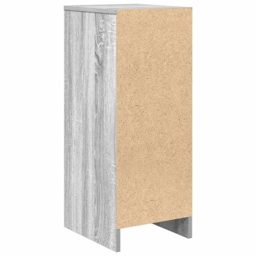 vidaXL Sideboard Γκρι Sonoma 29,5x34x76cm Ξύλινο μηχανουργικό ξύλο 1 τεμ.