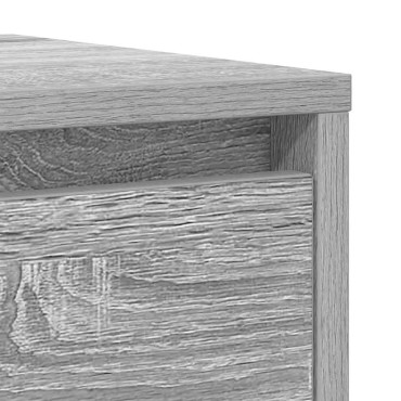 vidaXL Sideboard Γκρι Sonoma 29,5x34x76cm Ξύλινο μηχανουργικό ξύλο 1 τεμ.