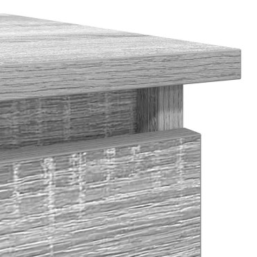 vidaXL Τραπέζι κονσόλας με συρτάρια Γκρι Sonoma 85,5x38,5x74,5cm 1 τεμ.