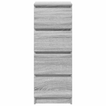 vidaXL Ντουλάπι Γκρι Sonoma 37,5x35x99cm από Επεξεργασμένο Ξύλο 1 τεμ.