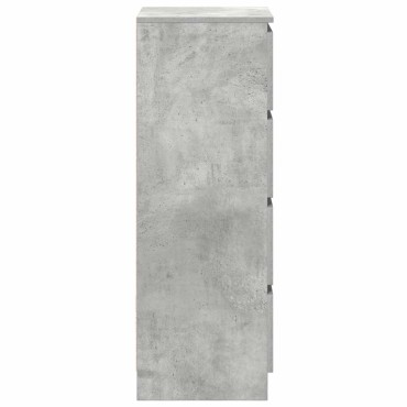 vidaXL Ντουλάπι Γκρι Σκυροδέματος 37,5x35x99cm Επεξεργασμένο Ξύλο 1 τεμ.