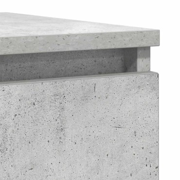 vidaXL Ντουλάπι Γκρι Σκυροδέματος 37,5x35x99cm Επεξεργασμένο Ξύλο 1 τεμ.