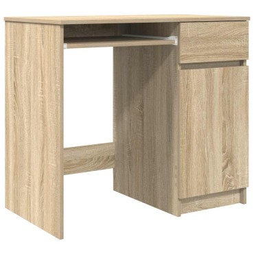 vidaXL Γραφείο Sonoma Δρυς 86x49x76cm από Επεξεργασμένο Ξύλο 1 τεμ.
