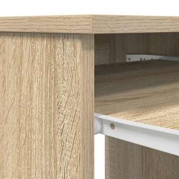 vidaXL Γραφείο Sonoma Δρυς 86x49x76cm από Επεξεργασμένο Ξύλο 1 τεμ.