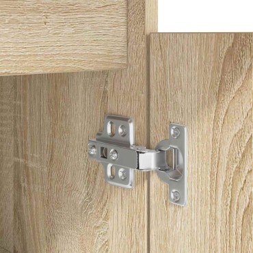 vidaXL Γραφείο Sonoma Δρυς 86x49x76cm από Επεξεργασμένο Ξύλο 1 τεμ.