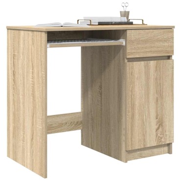 vidaXL Γραφείο Sonoma Δρυς 86x49x76cm από Επεξεργασμένο Ξύλο 1 τεμ.