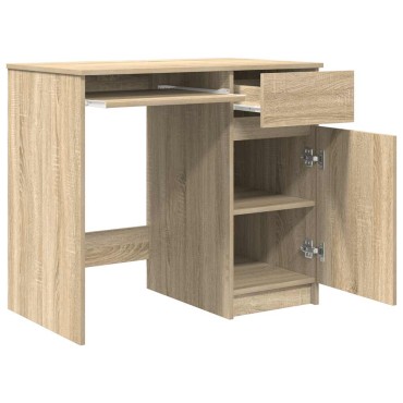 vidaXL Γραφείο Sonoma Δρυς 86x49x76cm από Επεξεργασμένο Ξύλο 1 τεμ.