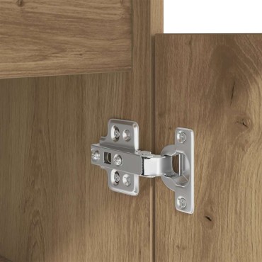 vidaXL Γραφείο Αρτισιανή Δρυς 86x49x76cm από Επεξεργασμένο Ξύλο 1 τεμ.