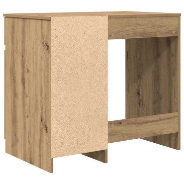 vidaXL Γραφείο Αρτισιανή Δρυς 86x49x76cm από Επεξεργασμένο Ξύλο 1 τεμ.