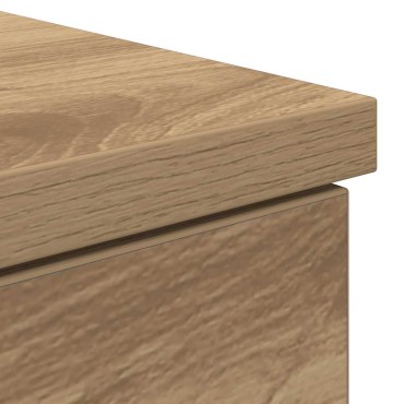 vidaXL Γραφείο Αρτισιανή Δρυς 86x49x76cm από Επεξεργασμένο Ξύλο 1 τεμ.
