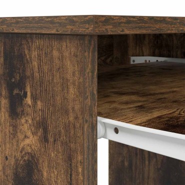 vidaXL Γραφείο Καπνιστή Δρυς 86x49x76cm από Επεξεργασμένο Ξύλο 1 τεμ.