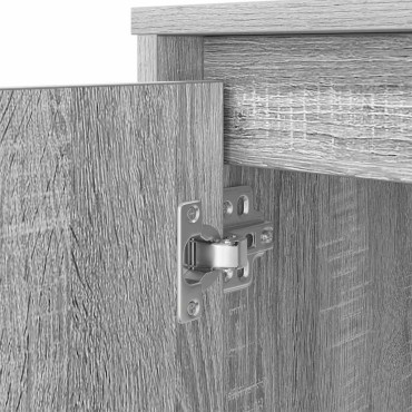 vidaXL Γραφείο Γκρι Sonoma 120x42x76cm από Επεξεργασμένο Ξύλο 1 τεμ.