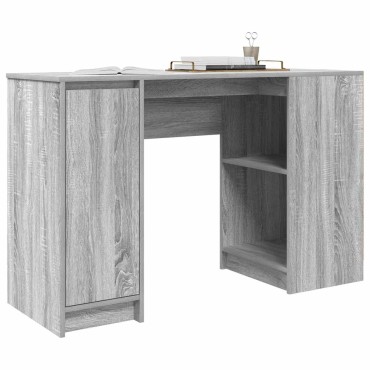 vidaXL Γραφείο Γκρι Sonoma 120x42x76cm από Επεξεργασμένο Ξύλο 1 τεμ.
