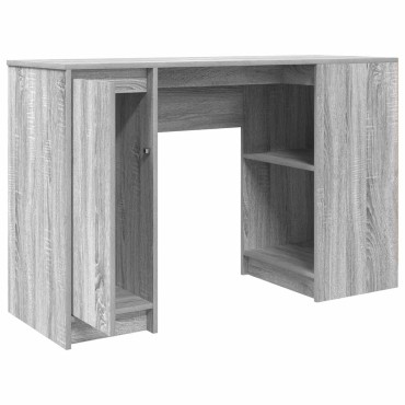 vidaXL Γραφείο Γκρι Sonoma 120x42x76cm από Επεξεργασμένο Ξύλο 1 τεμ.