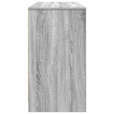 vidaXL Γραφείο Γκρι Sonoma 120x42x76cm από Επεξεργασμένο Ξύλο 1 τεμ.