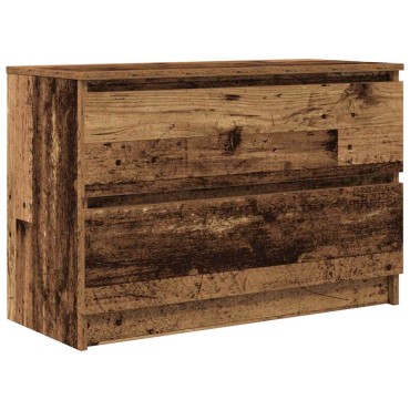 vidaXL Έπιπλο Τηλεόρασης Όψη Παλαιού Ξύλου 80x35x54cm Επεξ. Ξύλο
