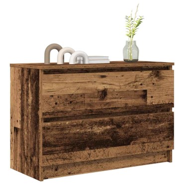 vidaXL Έπιπλο Τηλεόρασης Όψη Παλαιού Ξύλου 80x35x54cm Επεξ. Ξύλο