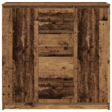 vidaXL Συρταριέρα με Συρτάρια Παλαιό ξύλο 100,5x35x98,5cm Επεξ. Ξύλο 1 τεμ.