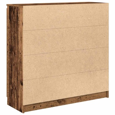 vidaXL Συρταριέρα με Συρτάρια Παλαιό ξύλο 100,5x35x98,5cm Επεξ. Ξύλο 1 τεμ.