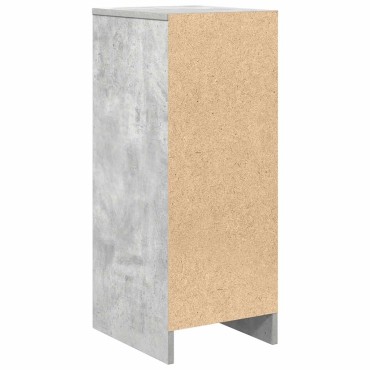 vidaXL Ντουλάπι Γκρι Σκυροδέματος 29,5x34x76cm Επεξεργασμένο Ξύλο 1 τεμ.