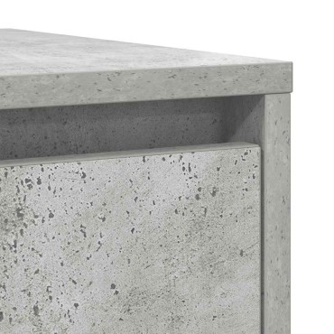vidaXL Ντουλάπι Γκρι Σκυροδέματος 29,5x34x76cm Επεξεργασμένο Ξύλο 1 τεμ.