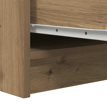 vidaXL Ντουλάπι τεχνίτης Δρυς 29,5x34x76cm Επεξεργασμένο Ξύλο 1 τεμ.