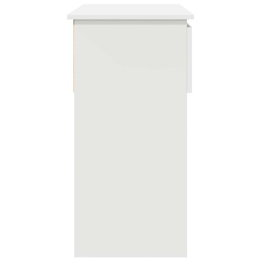 vidaXL Τραπέζι κονσόλας με συρτάρια Λευκό 85,5x38,5x74,5cm 1 τεμ.
