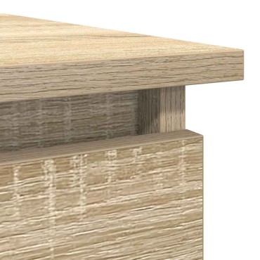 vidaXL Τραπέζι κονσόλας με συρτάρια Sonoma Δρυς 85,5x38,5x74,5cm 1 τεμ.