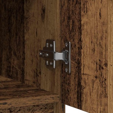 vidaXL Συρταριέρα με Συρτάρια Παλαιό ξύλο 71x35x65cm από Επεξ. Ξύλο 1 τεμ.