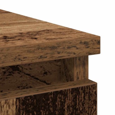 vidaXL Συρταριέρα με Συρτάρια Παλαιό ξύλο 71x35x65cm από Επεξ. Ξύλο 1 τεμ.