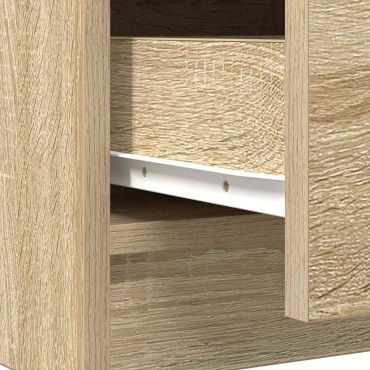 vidaXL Συρταριέρα με Συρτάρια Sonoma Δρυς 71x35x65cm από Επεξ. Ξύλο 1 τεμ.