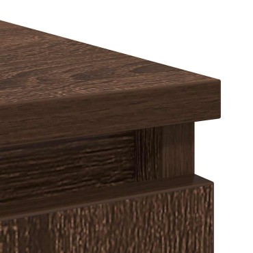 vidaXL Συρταριέρα με Συρτάρια καφέ δρυς 71x35x84cm Επεξ. Ξύλο 1 τεμ.