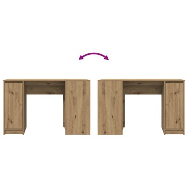 vidaXL Γραφείο Αρτισιανή Δρυς 120x42x76cm από Επεξεργασμένο Ξύλο 1 τεμ.