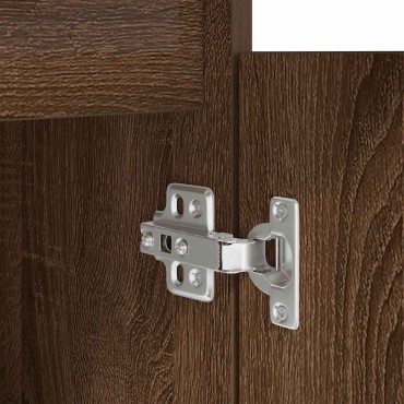 vidaXL Γραφείο Καφέ Δρυς 86x49x76cm από Επεξεργασμένο Ξύλο 1 τεμ.