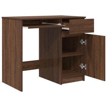 vidaXL Γραφείο Καφέ Δρυς 86x49x76cm από Επεξεργασμένο Ξύλο 1 τεμ.