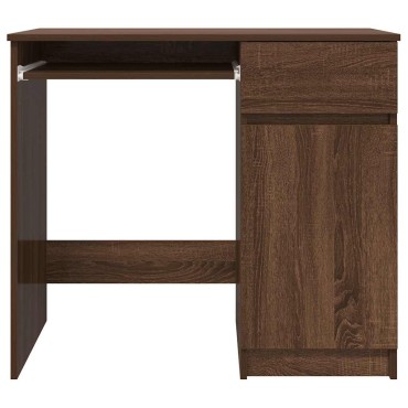 vidaXL Γραφείο Καφέ Δρυς 86x49x76cm από Επεξεργασμένο Ξύλο 1 τεμ.