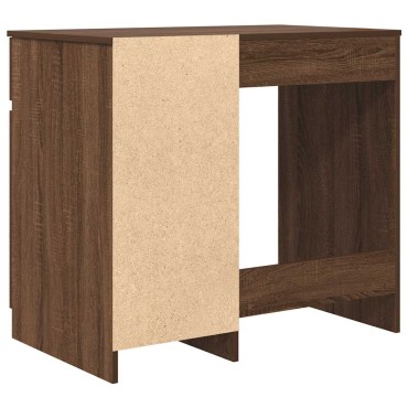 vidaXL Γραφείο Καφέ Δρυς 86x49x76cm από Επεξεργασμένο Ξύλο 1 τεμ.