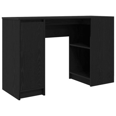 vidaXL Γραφείο Μαύρο Δρυς 120x42x76cm από Επεξεργασμένο Ξύλο 1 τεμ.
