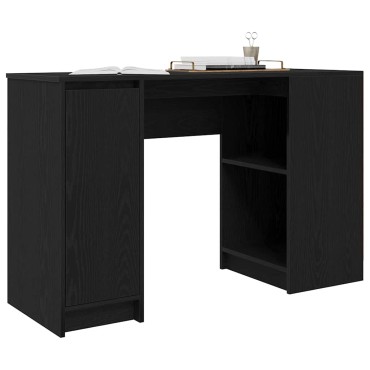 vidaXL Γραφείο Μαύρο Δρυς 120x42x76cm από Επεξεργασμένο Ξύλο 1 τεμ.